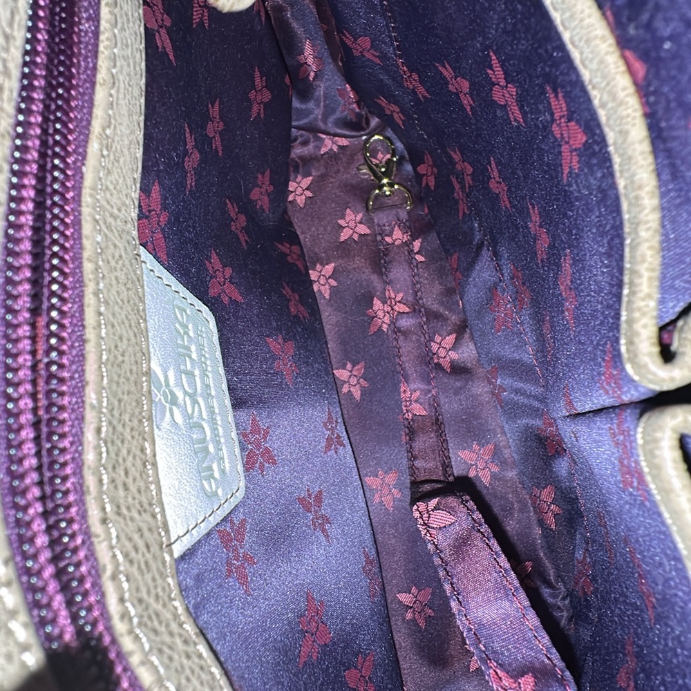 ANUSCHKA AFRICAN LEOPARD HAND PAINTED LEATHER CROSSBODY - Picture 9 of 14